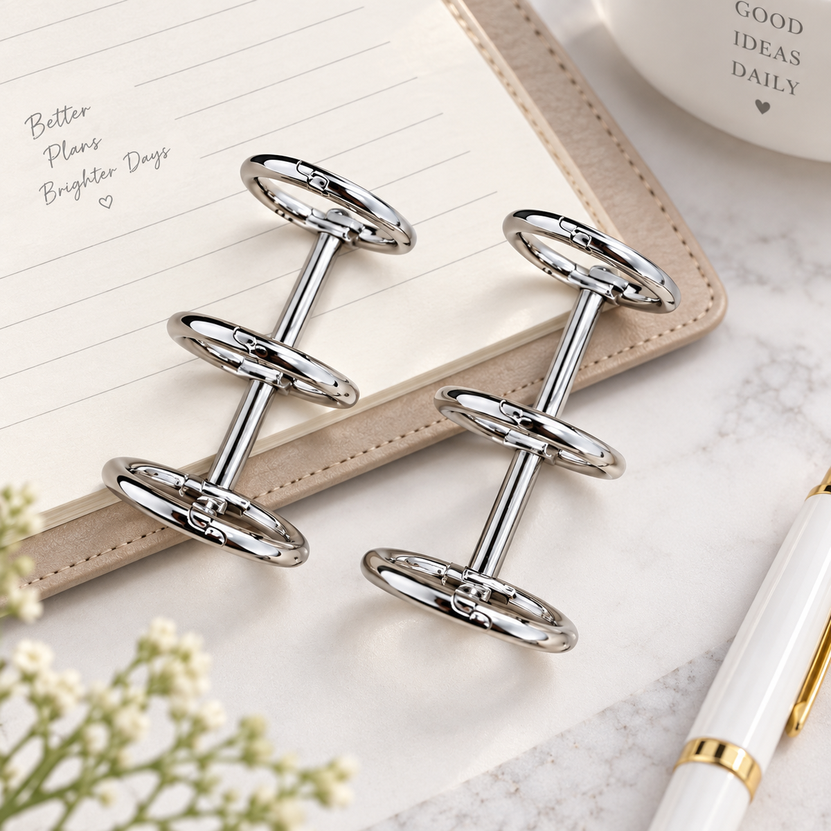 3-Ring Metal Binder Rings
